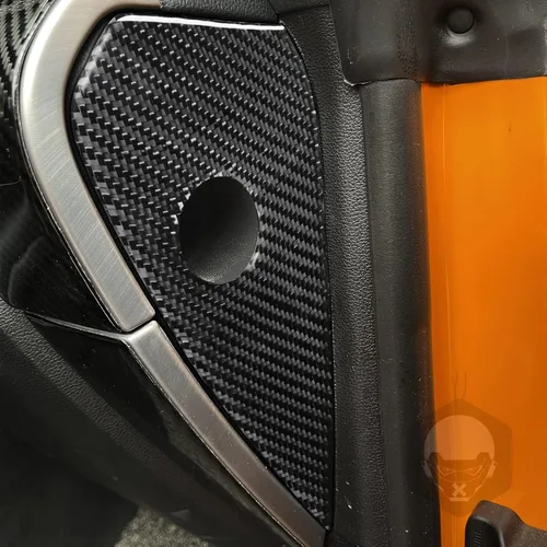 Vista 4 de NVCNX Real Premium - Adhesivo de fibra de carbono compatible con Ford Mustang GT 2015-2023 2016 2017 2018 2019 2020 2021 2022 para salpicadero