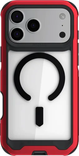 Vista 133 de Ghostek ATOMIC - Funda delgada para Galaxy S21 con parachoques de metal de aluminio y diseño trasero transparente, protección resistente que absorbe