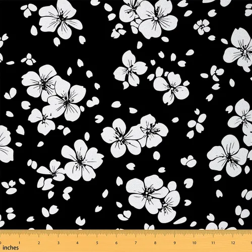 Vista 14 de Koi Fish - Tela de tapicería para sillas, tela tradicional japonesa para exteriores, tela decorativa con estampado de hojas de loto Botanicla