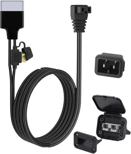 Vista 9 de Anderson - Conector a enchufe de CC, cable de alimentación CC para refrigerador de automóvil de 12 voltios, 14AWG 6.5 pies de largo (6.6 ft)