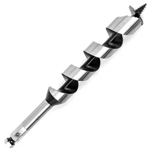 Vista 26 de Broca de taladro de 1-1/2 pulgadas x 9 pulgadas para madera, vástago hexagonal de 1-1/2 pulgadas, broca larga para madera suave y dura, plástico