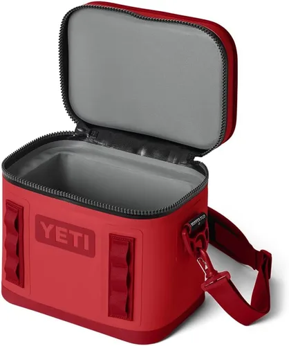 Vista 5 de YETI Hopper Flip 8 Hielera Suave Portátil Rojo rescate