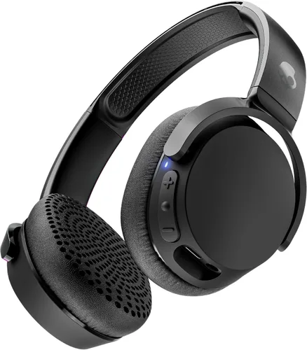 Vista 9 de Skullcandy Riff - Auriculares supraaurales con cable, convenientes para viajar con conector AUX de 3.5mm, micrófono incorporado, diseño plegable