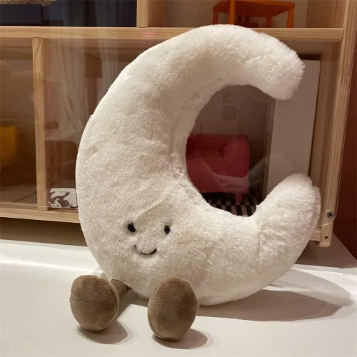 Vista 4 de JOSON Juguetes de peluche con forma de sol, almohadas suaves para sofá, utilizadas para decoración del hogar como regalos de cumpleaños para niños