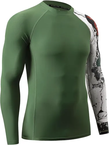 Vista 3 de HUGE SPORTS Manga larga con protección solar UV UPF 50+ para hombre