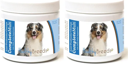 Vista 411 de Healthy Breeds Affenpinscher todo en uno multivitamínico suave masticable 60