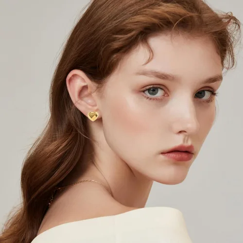 Vista 2 de Aretes de aro de oro para mujer, chapados en oro de 14 quilates, aretes colgantes de turquesa con cierre de palanca, hipoalergénicos, a la moda