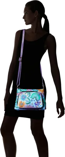Vista 6 de Anna by Anuschka Crossbody Organizer Bag - Genuine Leather