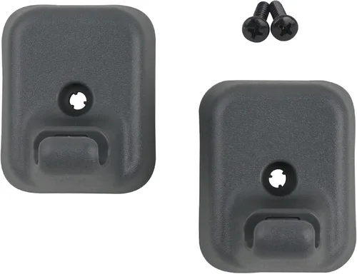 Vista 9 de Soporte de retención de clip para visera solar (negro) con tornillos para panel de parasol para lado del conductor y pasajero, AL3Z-1504132-AC