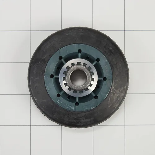 Vista 3 de Whirlpool WPW10314173 Pieza de repuesto de rodillo de soporte de tambor de carga frontal original OEM - Sustituye a 3388342, 3396801, 3396802