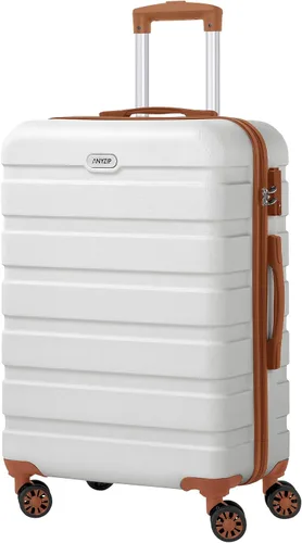 Vista 18 de AnyZip - Maleta de plástico ABS y policarbonato, con carcasa dura, ligera, con 4 ruedas universales giratorias, con candado TSA, 20/24/28 Pulgadas
