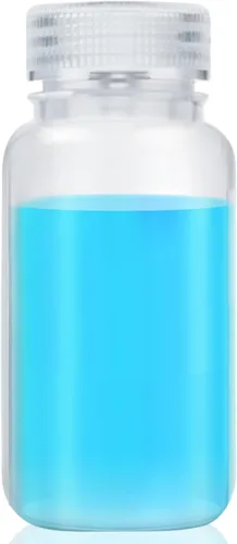 Vista 7 de Tatuo 6 piezas 30 ml 1 oz botellas de reactivo de polipropileno de plástico con tapas de rosca, envases de muestra transparentes de PP con tapa