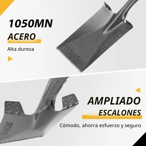 Vista 3 de Pala de jardín Sharp Blade Pala plana para jardinería y bordes