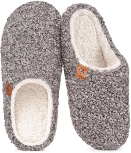 Vista 10 de EverFoams - Zapatillas de casa para mujer, suaves y cómodas, con espuma viscoelástica, para interior Beige