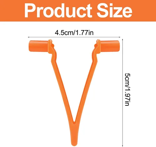 Vista 9 de Novabright 20 clips universales en V de mariposa para piscina, accesorios de repuesto fuerte para accesorios de spa, se adapta a redes de naranja