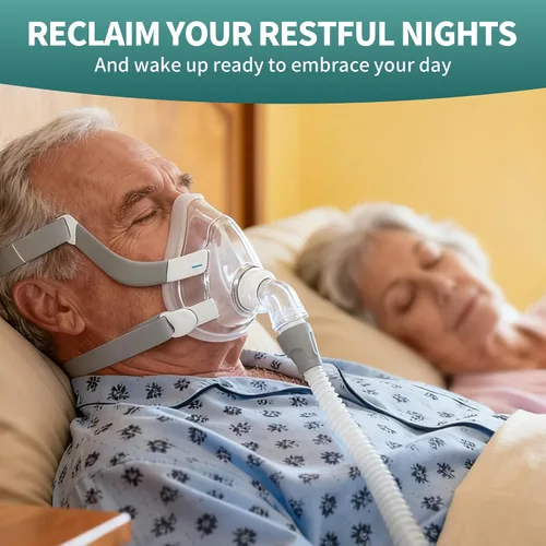 Vista 6 de Paquete de 2 cojines de repuesto para AirFit F20 mediano, cojín de máscara CPAP de cara completa para ResMed AirFit F20 (mediano)