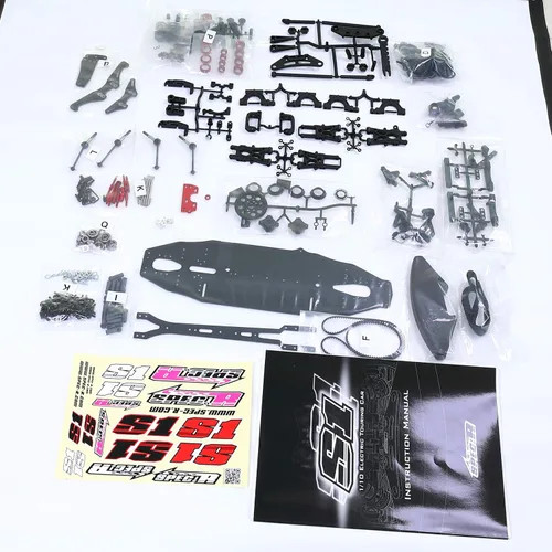 Vista 2 de GTBRacing Spec-R S1 1/10 Scale RC Electric Touring Car 4WD Kit de chasis de carrocería (DIY)