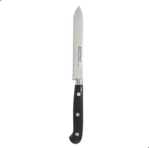 Vista 8 de MATTSTONE HILL - Cuchillo de cocina pequeño de 3.15 pulgadas, cuchillo de pelar, acero alemán, mango de triple remache
