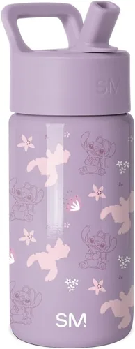 Vista 84 de Simple Modern DC Comics Batman - Botella de agua para niños con tapa con pajilla, vaso aislado de acero inoxidable de 14 onzas para niños, vaso a