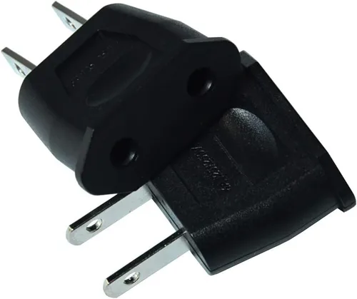 Vista 2 de EU Euro Europa a EE.UU. EE.UU. Enchufe de pared Convertidor Adaptador de viaje Adaptador (10 PCS)