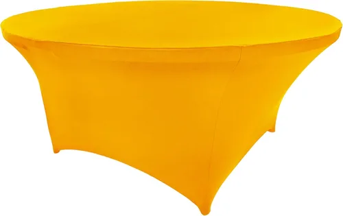 Vista 97 de Mantel de cóctel de elastano redondo de 24 pulgadas x 30 pulgadas de alto, color negro