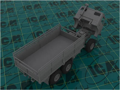 Vista 12 de ICM Models 1/35 Kit de modelo de camión del ejército soviético de seis ruedas