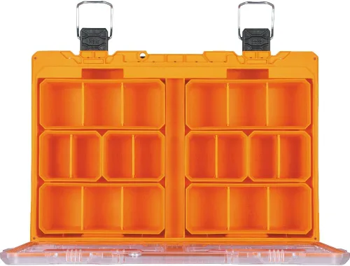 Vista 15 de Klein Tools 54806MB MODbox - Caja de compartimento alto, organizador de herramientas de ancho completo, caja de herramientas de piezas pequeñas