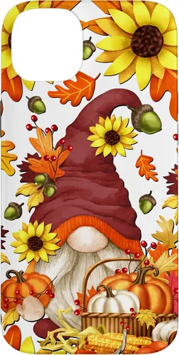 Vista 15 de Hello Fall Sunflower Gnome Pattern for Women Cute Autumn Case for iPhone 17