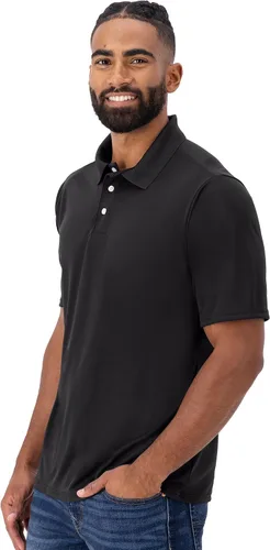 Vista 3 de Hanes Polo Cool Dri para hombre, polo de secado rápido para hombres, protección UPF 40+