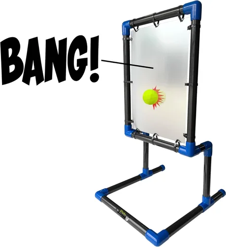 Vista 2 de Objetivo de zona de golpe de bola de plástico (tope de acero) - Compatible con Blitzball y Wiffle Ball