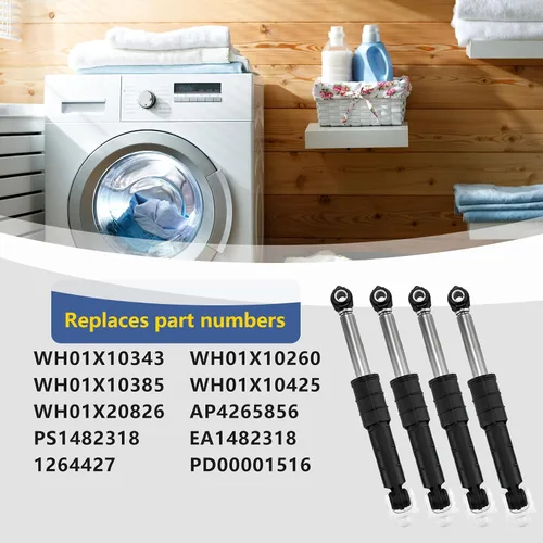 Vista 2 de 4 Paquetes WH01X20826 Amortiguador de Lavadora y Pasador para Amortiguador de Lavadora GE Reemplaza WH01X10343 WH01X10260 WH01X10385 WH01X10425