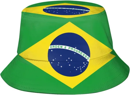 Vista 15 de Lindo sombrero de pescador con bandera divertida, plegable, a la moda, para exteriores, para mujeres, hombres, niños y niñas Bandera de Santa