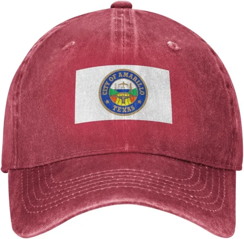 Vista 10 de Amarillo Texas Seal Baseball Cap for Men Women Hats Adjustable Dad Hat Cotton Caps