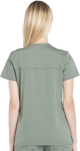 Vista 5 de Cherokee Mujer Scrubs Top Workwear Profesionales Mock Wrap WW655