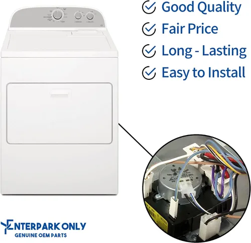 Vista 5 de W10185972 Enterpark - Temporizador de repuesto compatible con Whirlpool, Maytag, KitchenAid, Jenn-Air, Amana – Reemplaza WPW10185972, 1481701
