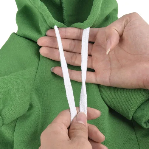 Vista 7 de Sudaderas con capucha para perro, ropa de rana para mascotas, suéter cálido de invierno, abrigo, ropa para perrito, ropa para cachorros, disfraz