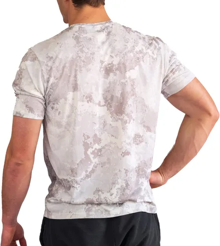 Vista 3 de BuiltCool - Camisa de cuello redondo para hombre, secado rápido, absorción de humedad instantánea, protección solar UPF 50