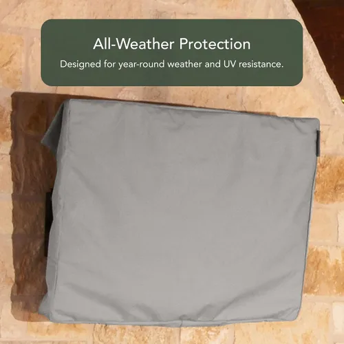 Vista 4 de Covermates Funda clásica para TV al aire libre – Se adapta a televisores de Vinilo clásico negro