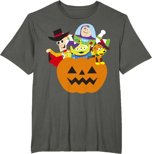 Vista 5 de Disney Pixar Toy Story - Camiseta de calabaza de Halloween, Negro