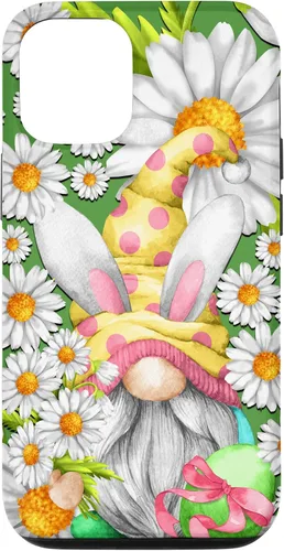 Vista 28 de Funny Easter Gnome Graphic for Women Teachers and Daisy Mom Case for iPhone 17