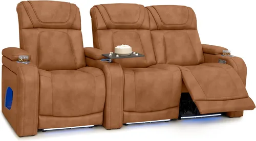 Vista 81 de Seatcraft Caliente Asiento de cine en casa Tabaco Sillón Individual