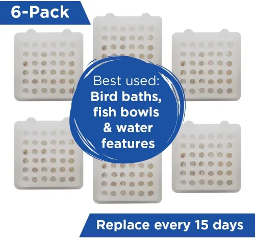 Vista 2 de Healthy Ponds Limpiador de agua multiusos 10 – Dispensador precargado paquete de 6; cada dispensador trata hasta 10 galones durante 15 días