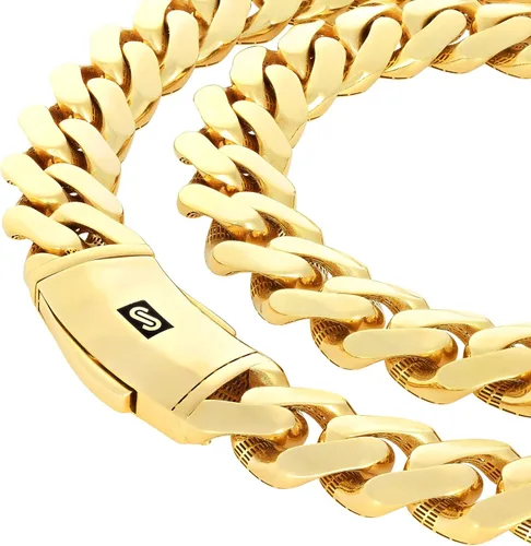 Vista 9 de Nuragold Pulsera de eslabones cubanos Miami de oro amarillo real de 10 quilates, 0.197 in, joyería italiana para hombres y mujeres