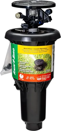 Vista 11 de Rainbird Nacional SLS 25pjdac Impulse Sprinkler, latón, 50-ft., 1, Metálico