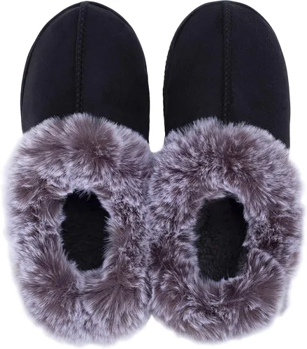Vista 6 de UBXRIN - Zapatos de espuma viscoelástica para mujer cómodos de piel sintética suela de goma antideslizante