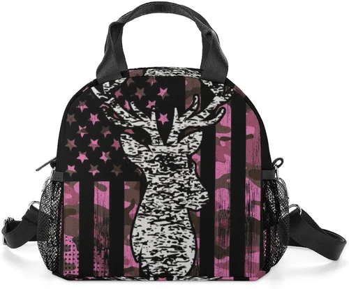 Vista 9 de Bolsas de almuerzo térmicas aisladas para hombres y mujeres con correa para el hombro, paquete de comida, lonchera de picnic, oficina, viajes, moda