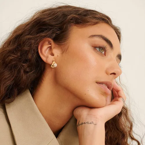 Vista 7 de Aretes colgantes de plata de ley 925 seleccionados a mano AAA+ de 7.5 a 0.315 in, perlas cultivadas de agua dulce blanca, joyería para mujeres