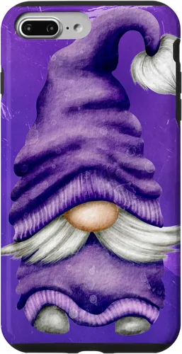 Vista 12 de Cute Gnome Graphic for Gardener and Spring and Summer Purple Case for iPhone 17