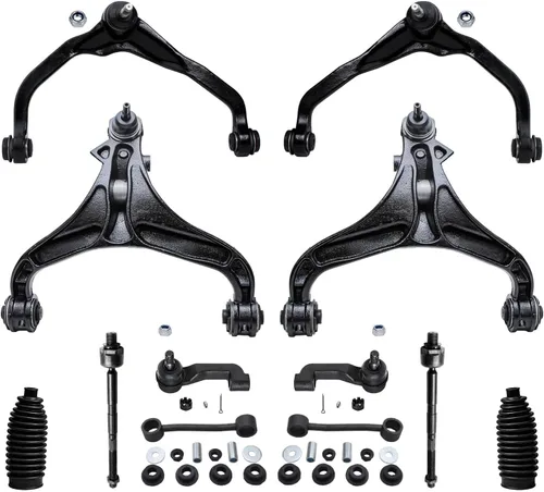 Vista 112 de Detroit Axle - Kit de extremo de 12 piezas para Ford Explorer Mercury Mountaineer 1998-2001 1999 2000, 2 brazos de control delanteros superiores