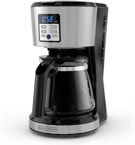 Vista 11 de BLACK+DECKER Cafetera de 5 tazas, DCM600B, color negro